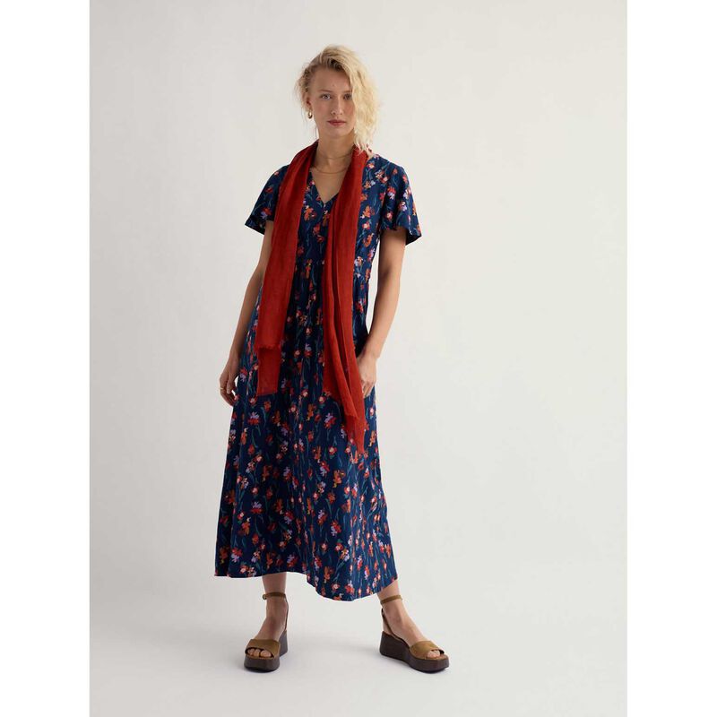 Seasalt Cornwall Chateaux Dress Snapdragon Sea Cave image number 3